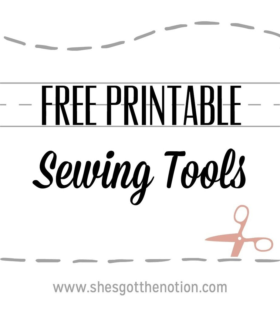 10 For Tuesday: Printable Sewing Tools | Sewing Tools