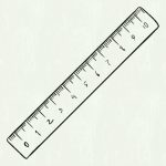 12 Inch Ruler Clipart Black And White | Clipart Black And