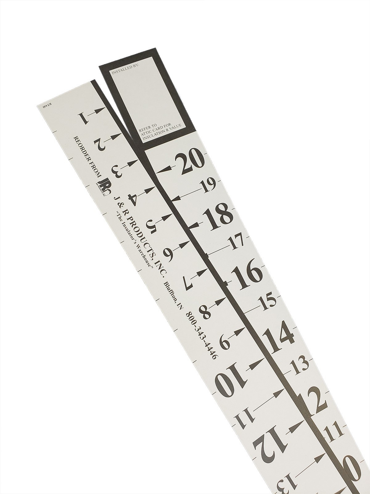 20&amp;quot; R-Sticks - Attic Measuring Rulers - Pack Of 100