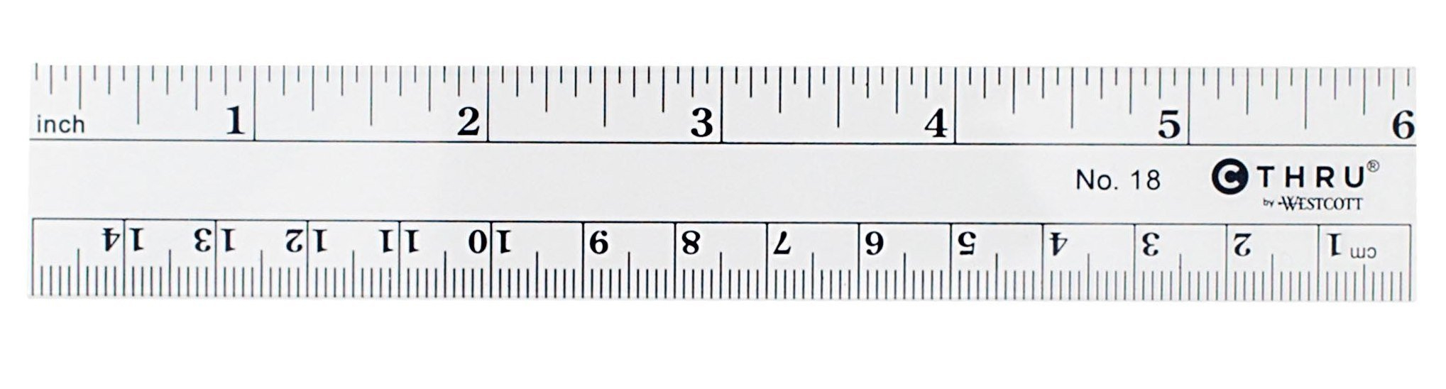 6 Inch Ruler Clipart
