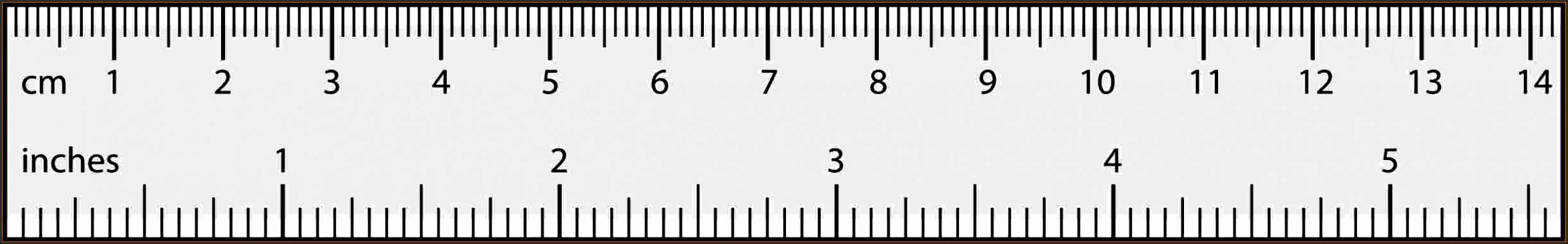 14 mm actual size chart