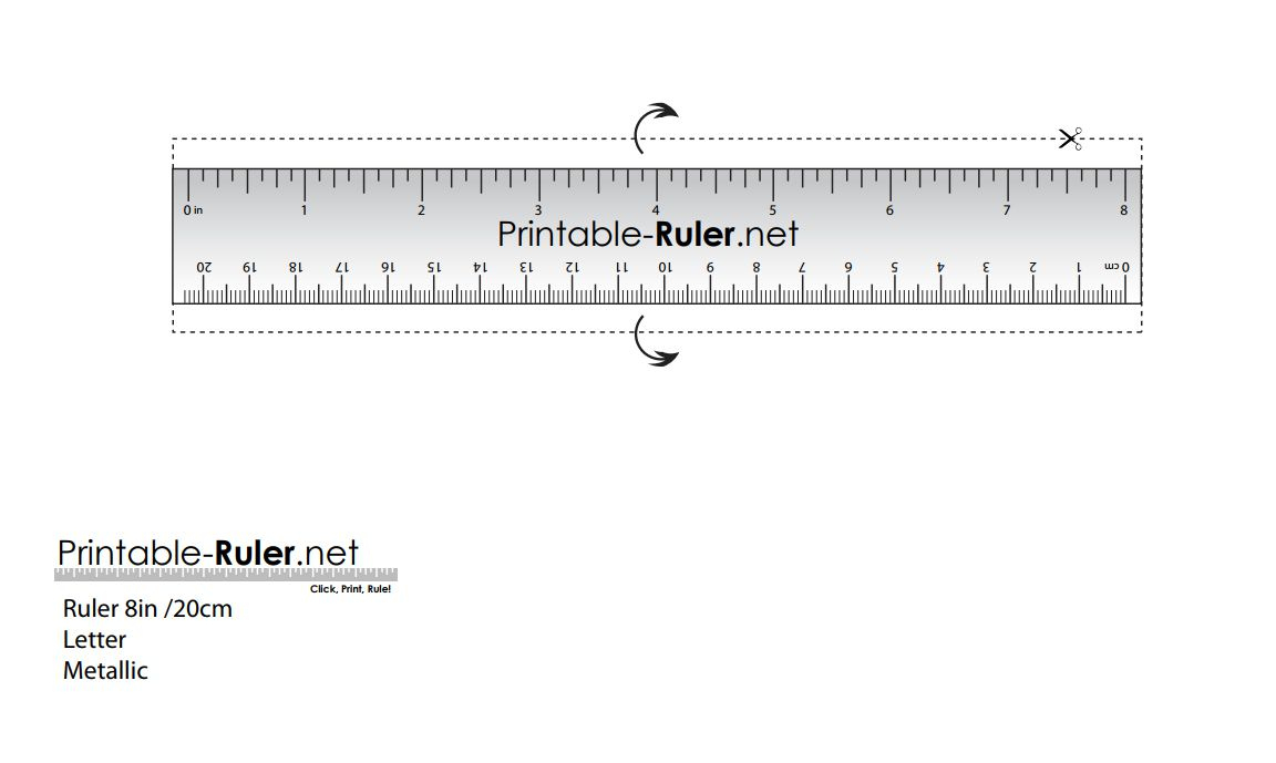 metric scale ruler print out