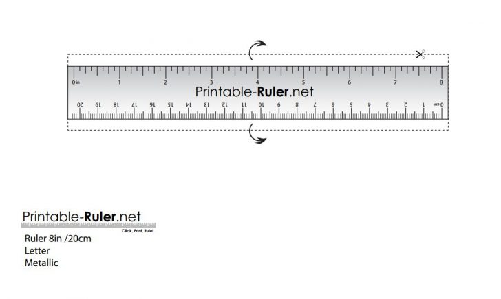 actual sized ruler