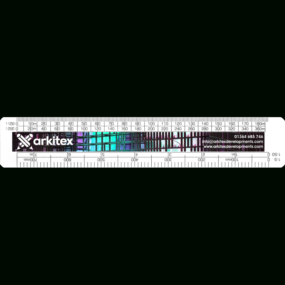 Architects Scale Ruler - 150Mm (Spot Colour Print)