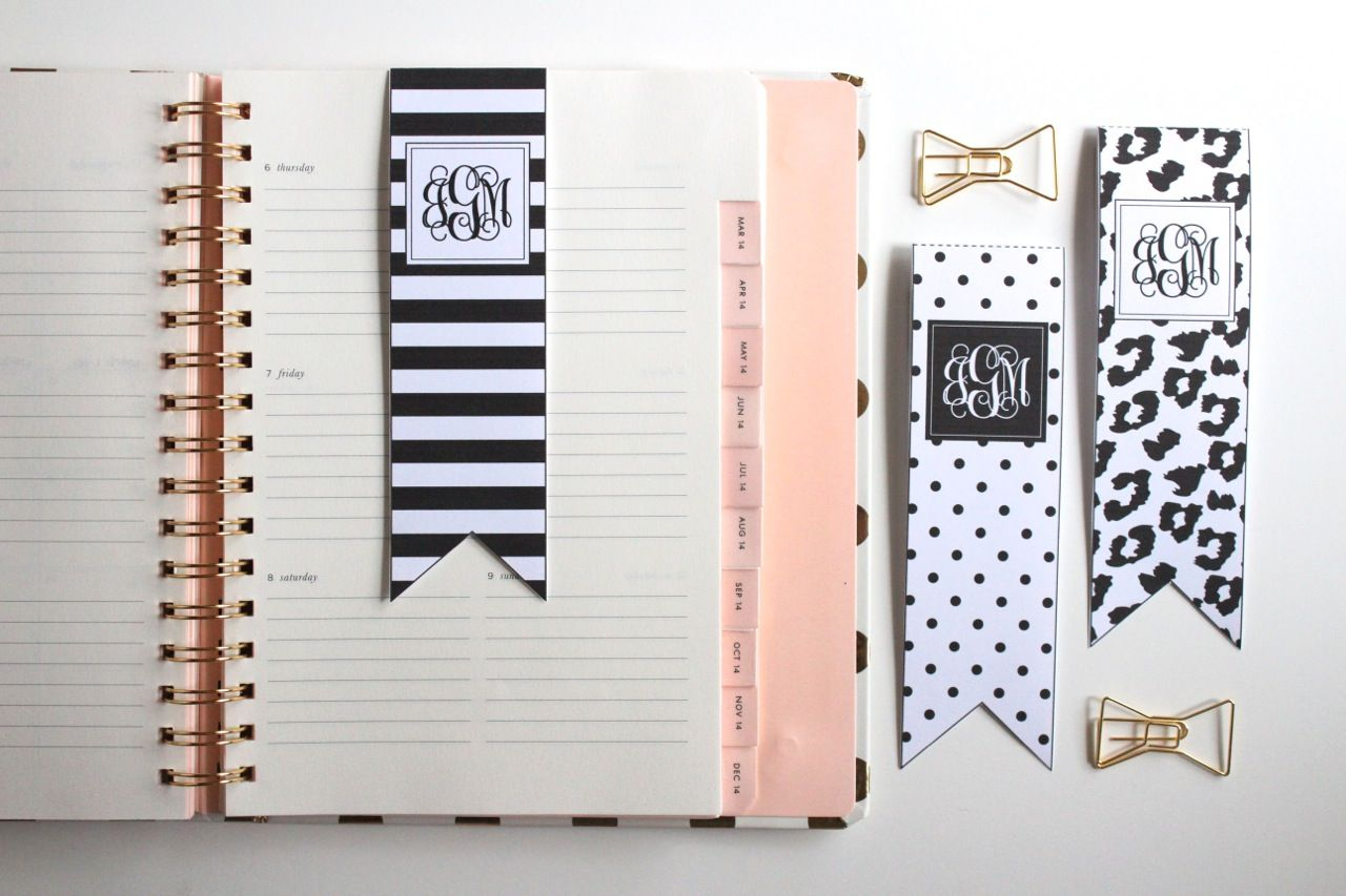 Black And White Bookmarks | Free Printable Bookmarks