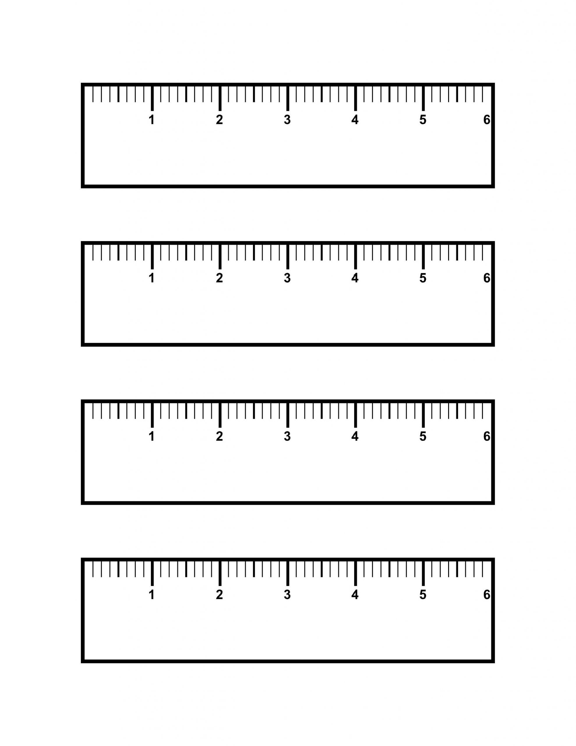 Blank Ruler Template For Kids | Printable Ruler, Ruler