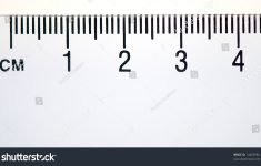Printable Mm Ruler In Yellow With Black Numbers