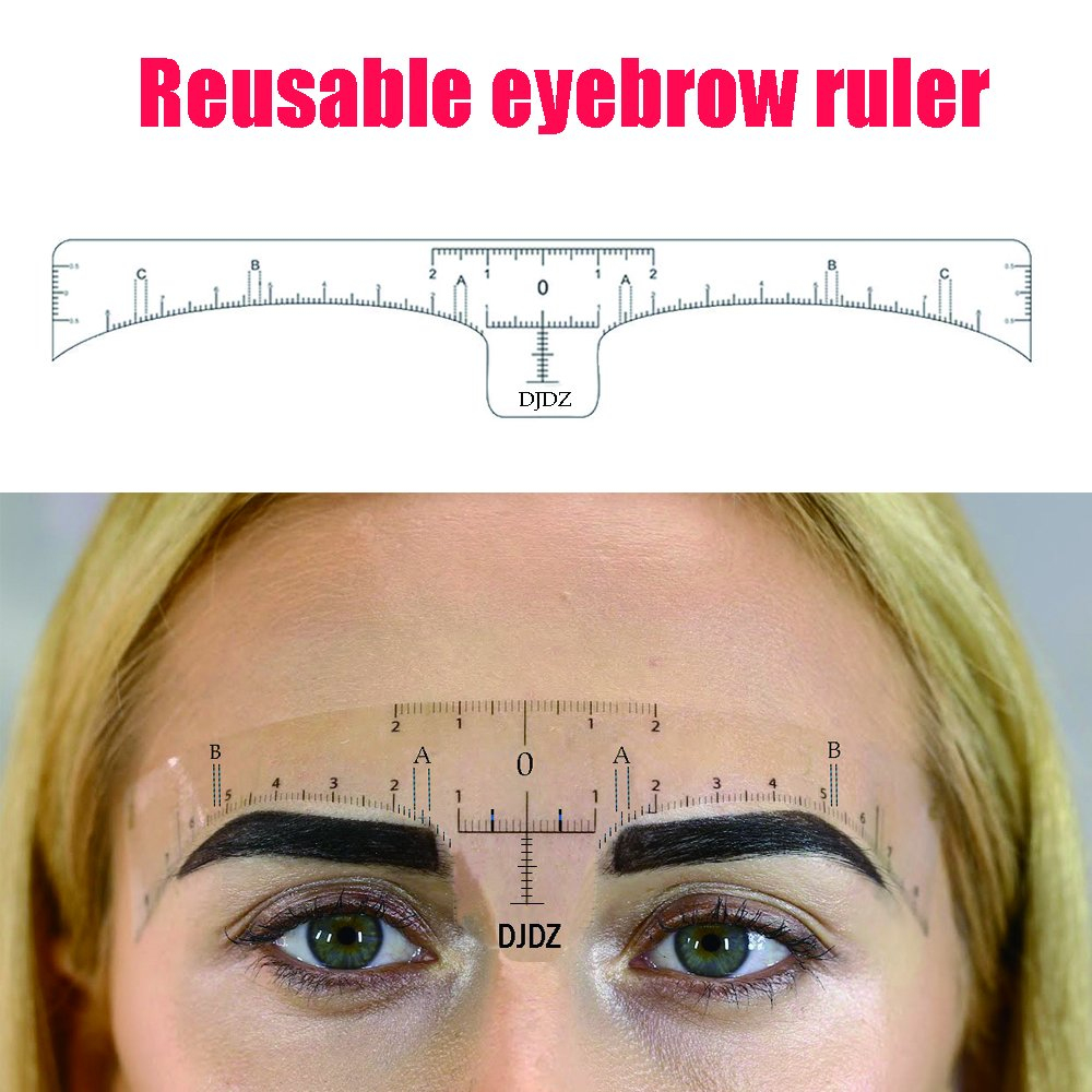 printable eyebrow ruler printable ruler actual size