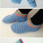 Crochet Starlight Slippers | Crochet Stitches, Crochet
