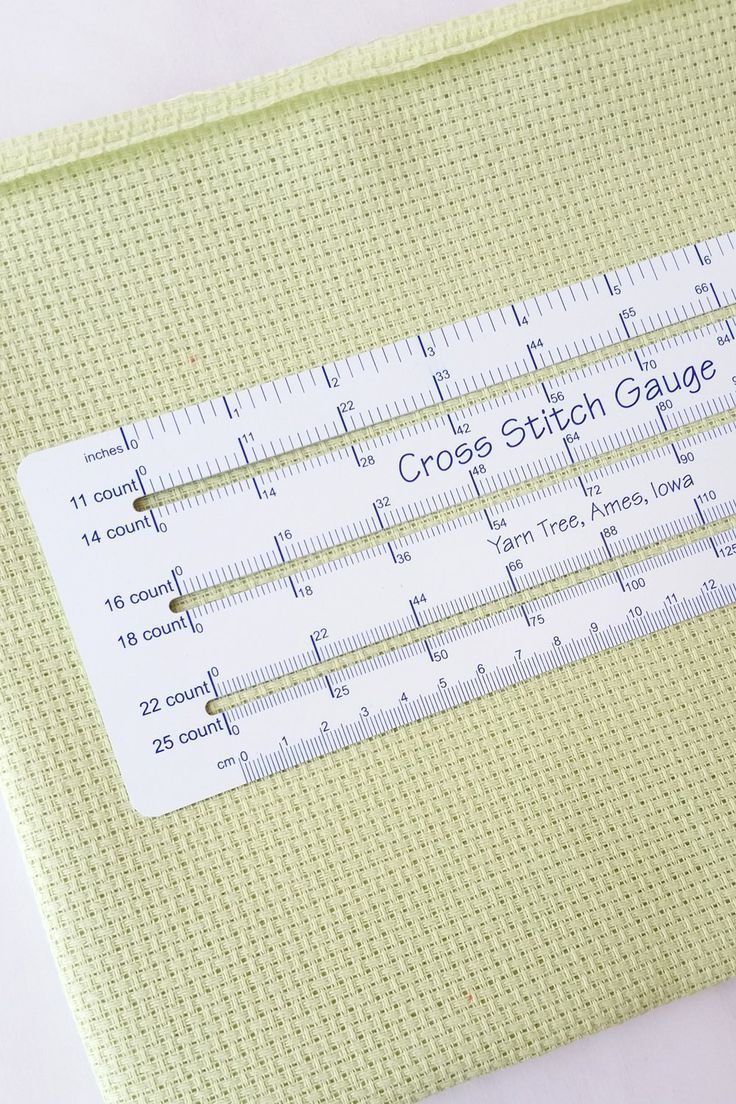 Cross Stitch Gauge And Rule | Hand Embroidery Stitches