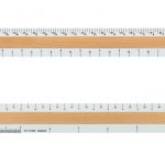 Custom Architectural Rulers, Custom Wood Ruler 12 Inch 4 Bevel