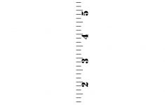 Printable Height Chart Ruler