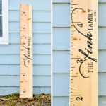 Diy Ruler Growth Chart Tutorial (With Printable!)   Fink