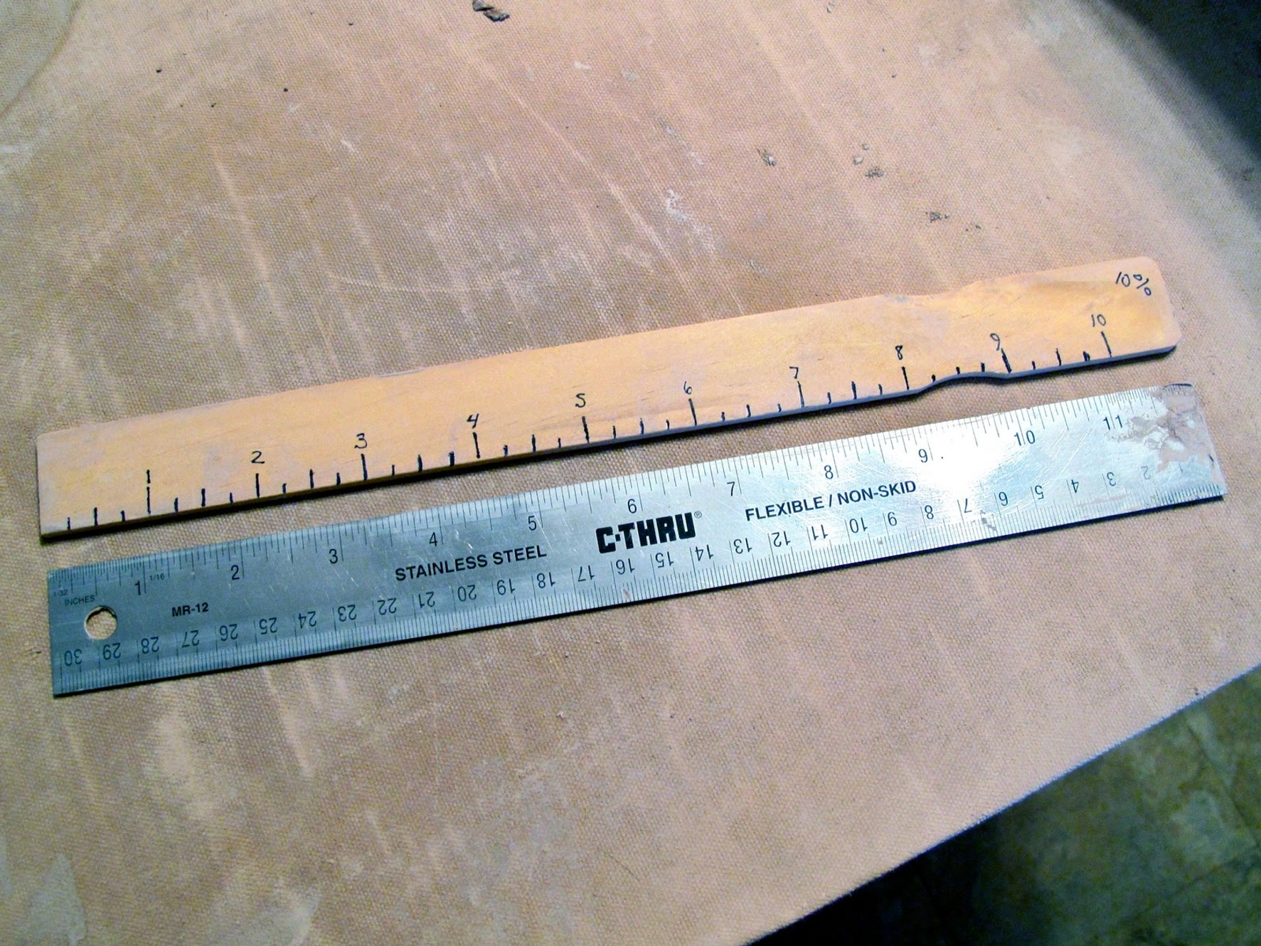 Diy Shrinkage Ruler