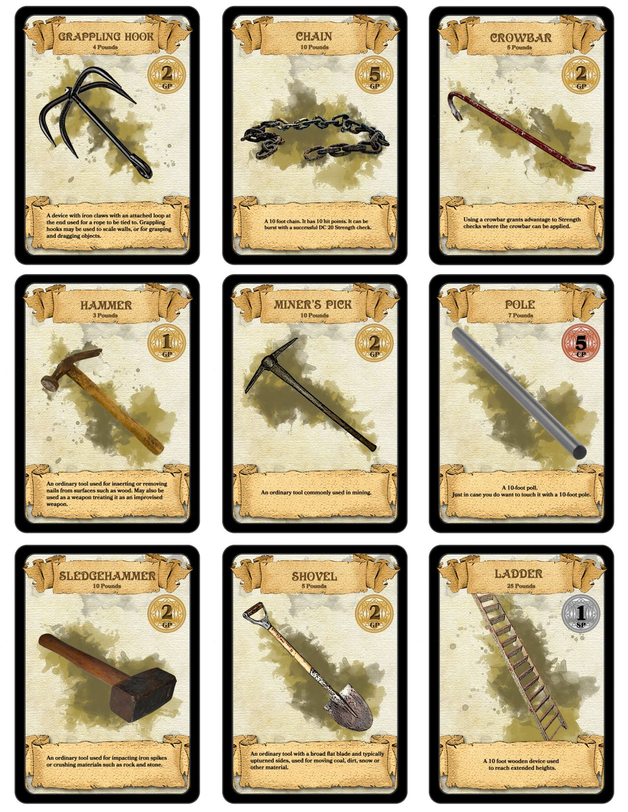 Dm Paul Weber — Over 300 Downloadable &amp;amp; Printable D&amp;amp;d Cards