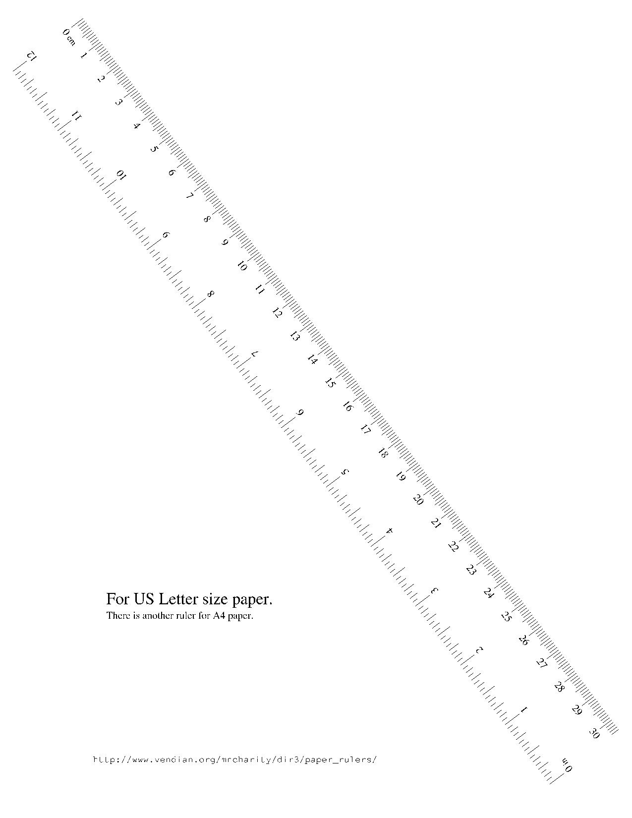 free printable mm ruler actual size