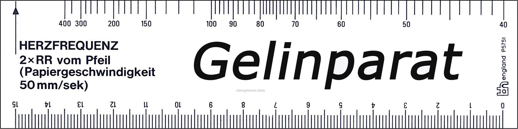 free printable ekg ruler