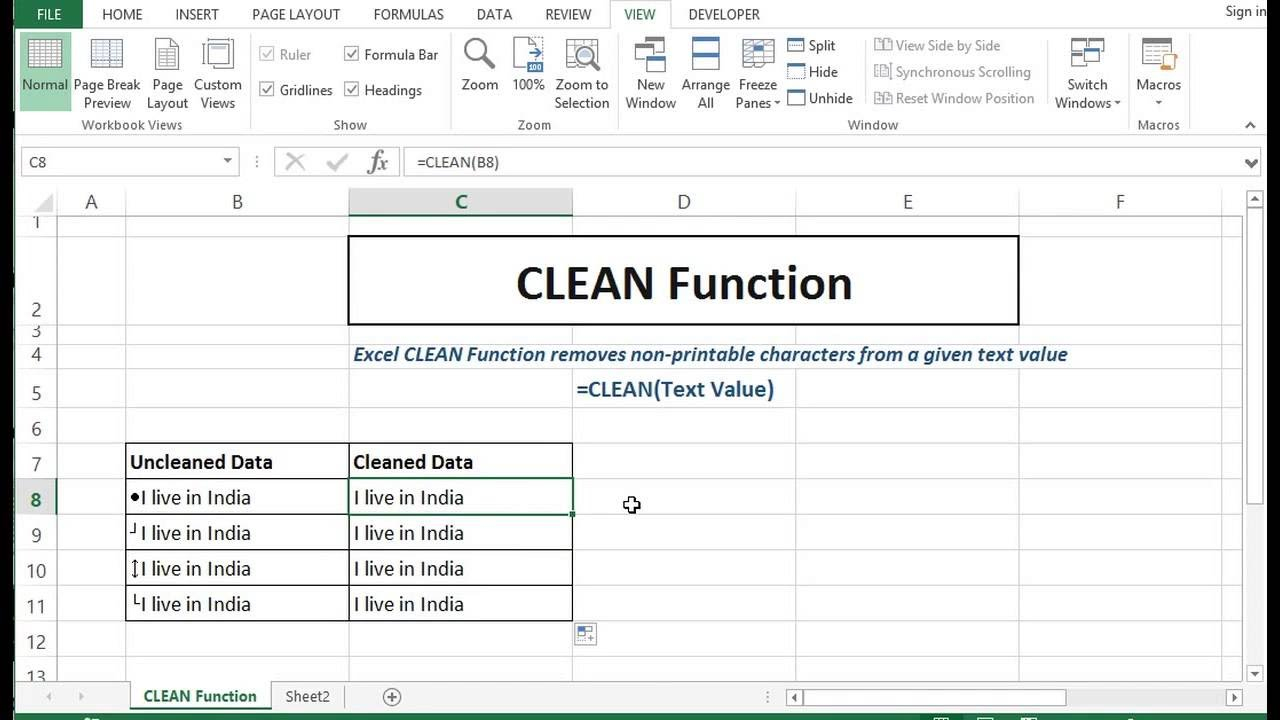 Printable Ruler in Excel