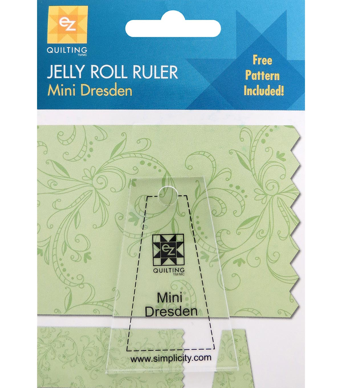 Ez Quilting Mini Dresden Jelly Roll Ruler