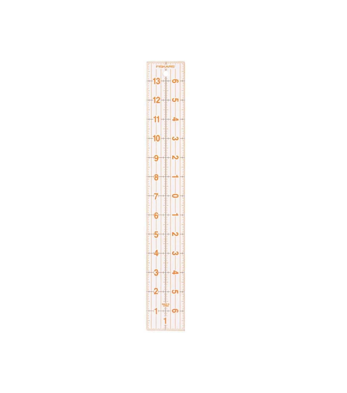 fiskars 2x14 acrylic centering ruler ruler quilting printable