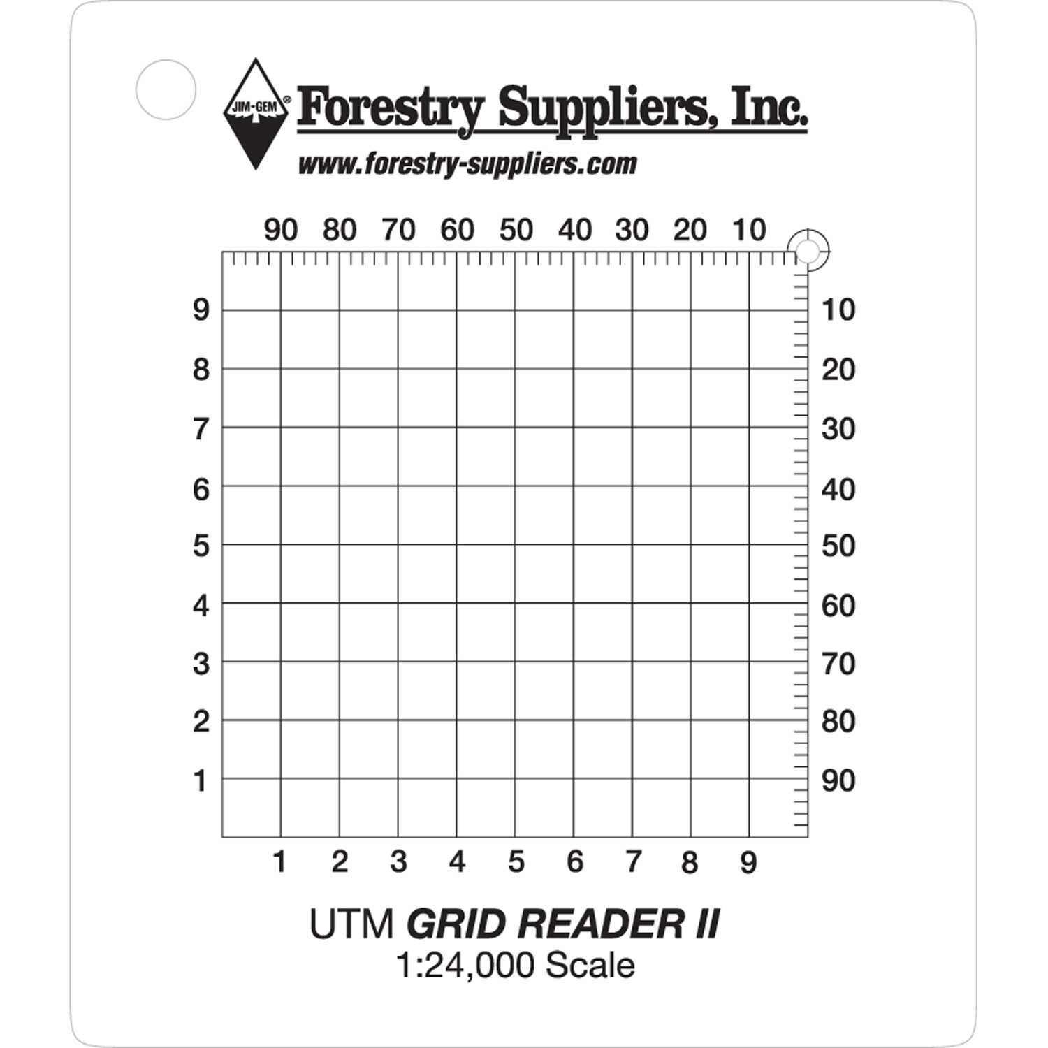 Forestry Suppliers’ Utm Grid Reader Ii