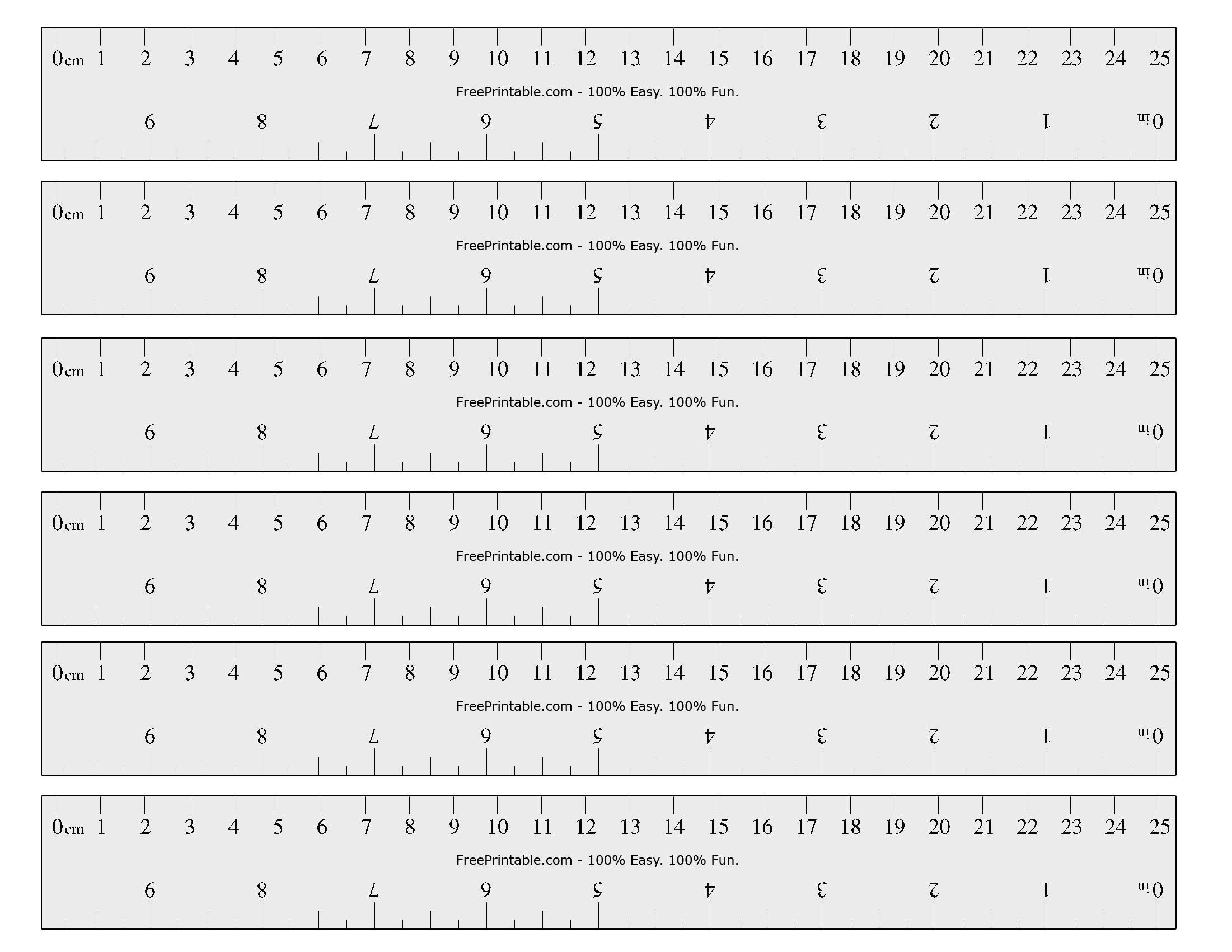 Printable Ruler In Inches And Centimeters