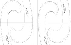 French Curve Ruler Printable