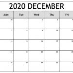 Free Printable December Calendar 2020 Templates Pdf, Word, Excel