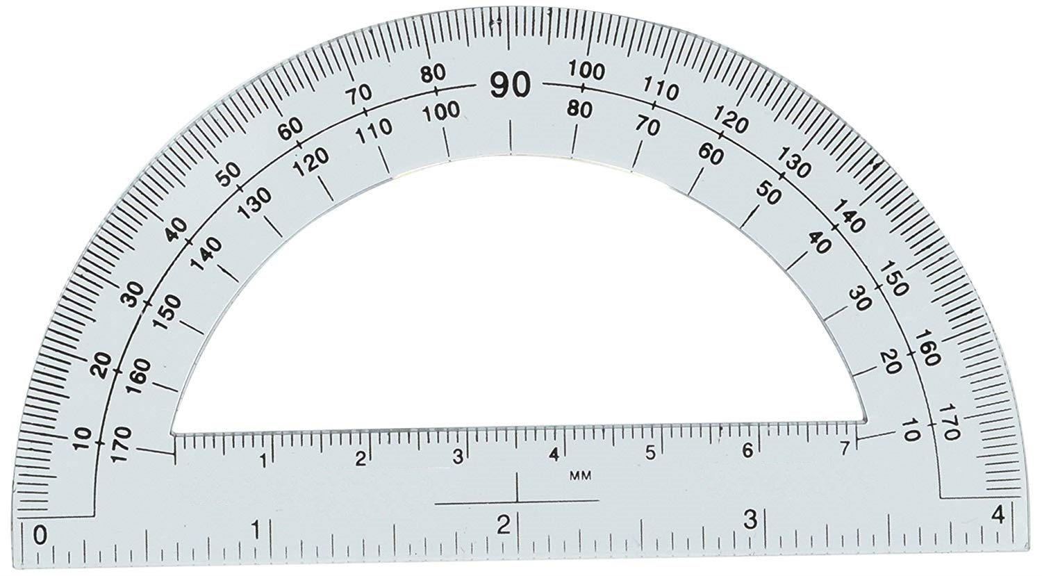 Free Printable Protractor 180° 360° Pdf With Ruler