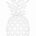 Fruits Coloring Sheets Free Printable In 2020 | Pineapple