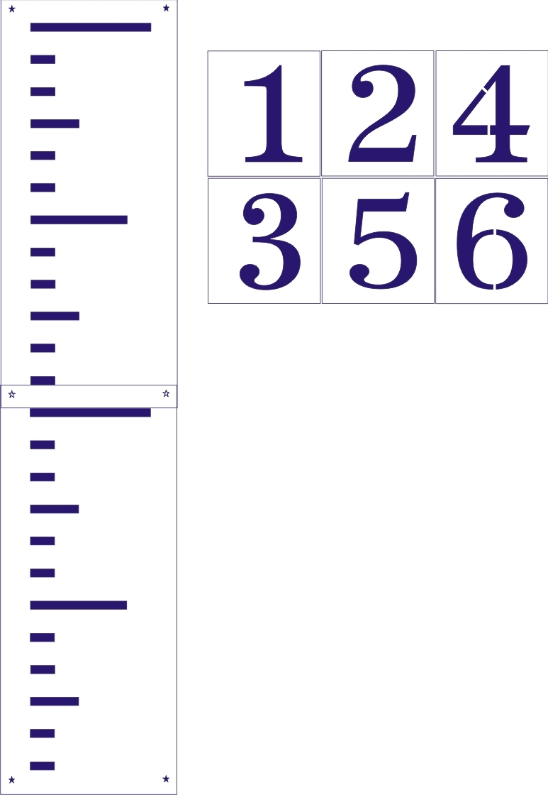 Growth Chart Ruler Clipart