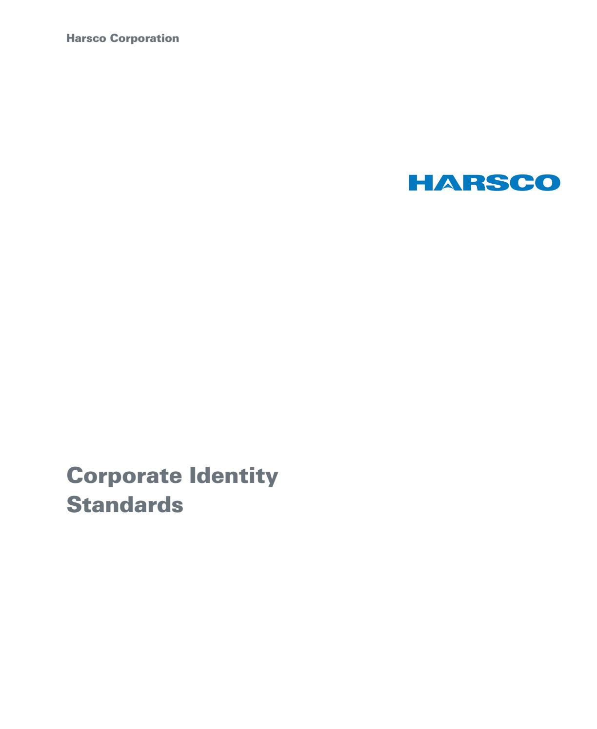 Harsco Identity Standards Manualgulzar Hussain - Issuu