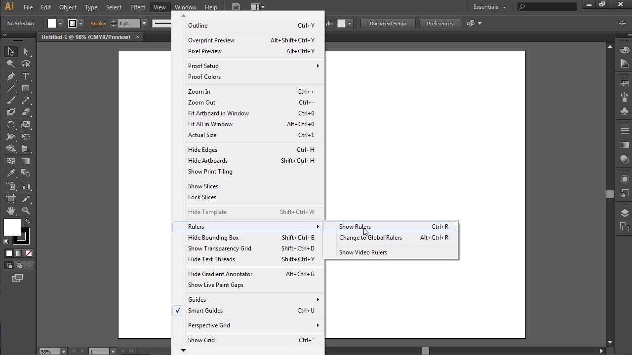 How To Create Guides In Adobe Illustrator Cs6