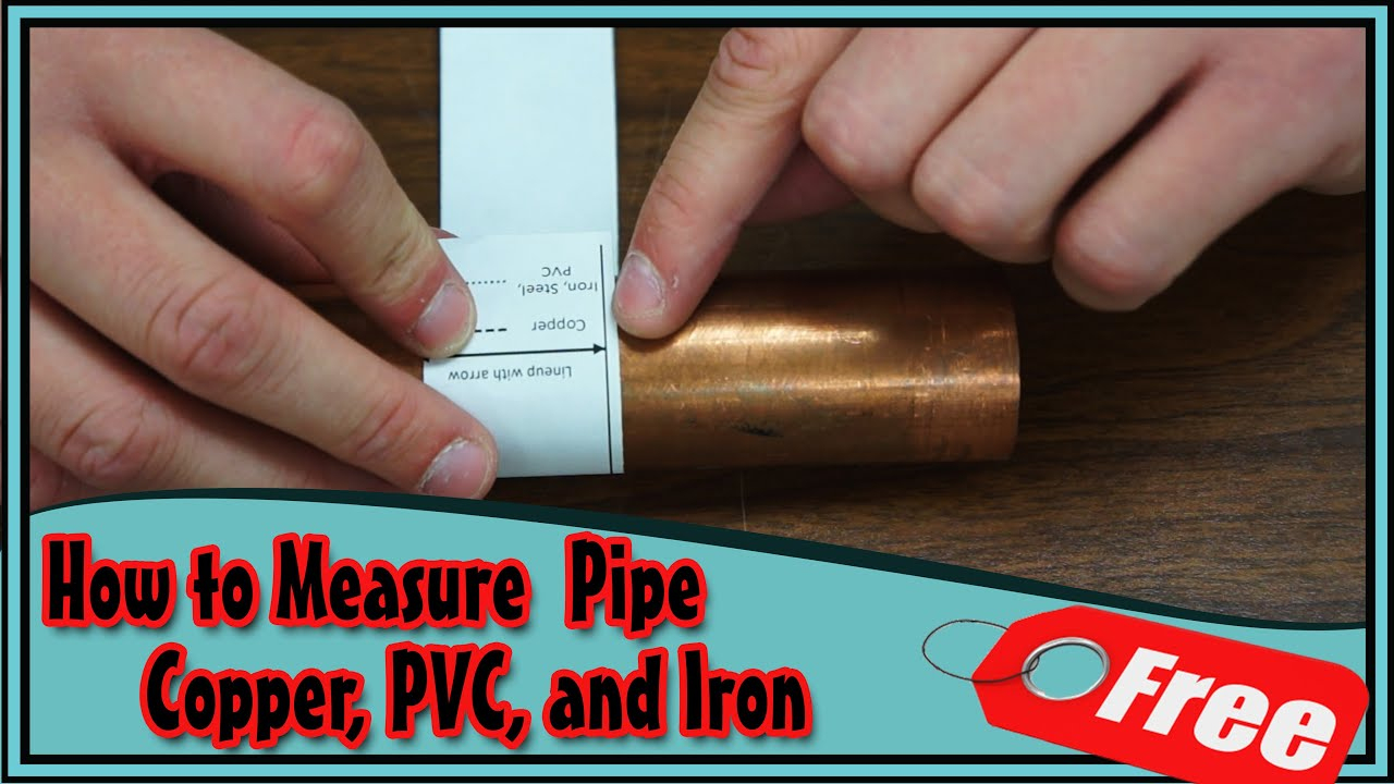 How To Measure Pipe Diameter Size Free Tool Download!