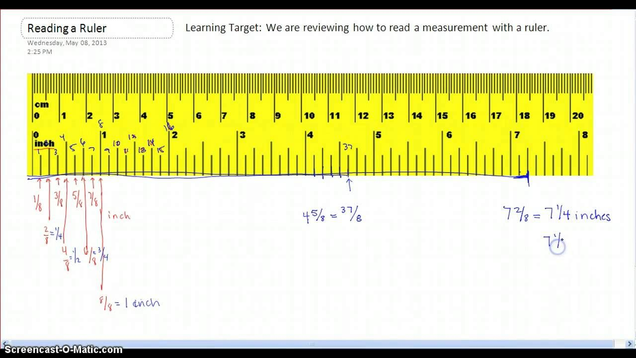 Printable Instructions For Reading A Ruler Printable Ruler Actual Size