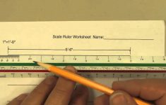How To Use A Scale Ruler On Our Worksheet