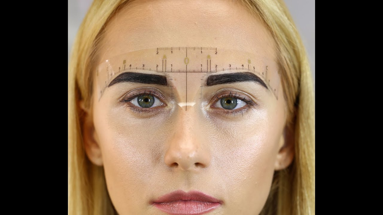 How To Use Daria&amp;#039;s Chuprys Eyebrow Measurement Ruler