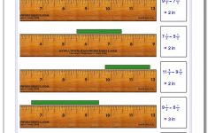 inches measurement printable ruler actual size