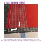 Left Handed Cutting Guide   A Half Square Affair