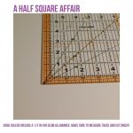 Left Handed Cutting Guide   A Half Square Affair