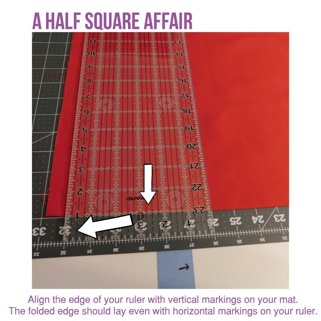 Left-Handed Cutting Guide - A Half Square Affair