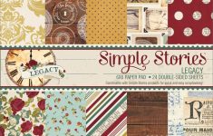 Legacy 6X6 Paper Pad Simple Stories Family Woodgrain