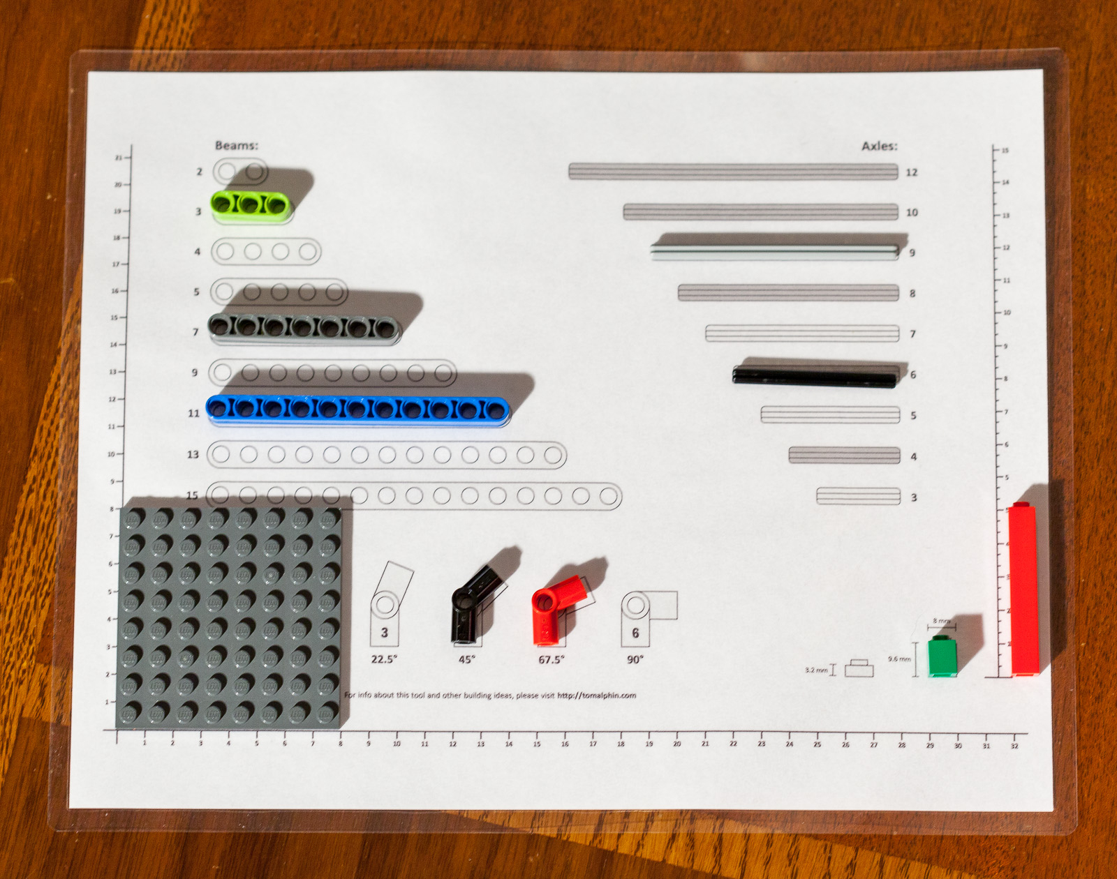 Lego Ruler And Sorting Tool – Tom Alphin