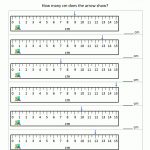 Math Worksheets For Kindergarten   Measuring Length