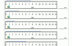 Standard Ruler Printable Worksheet