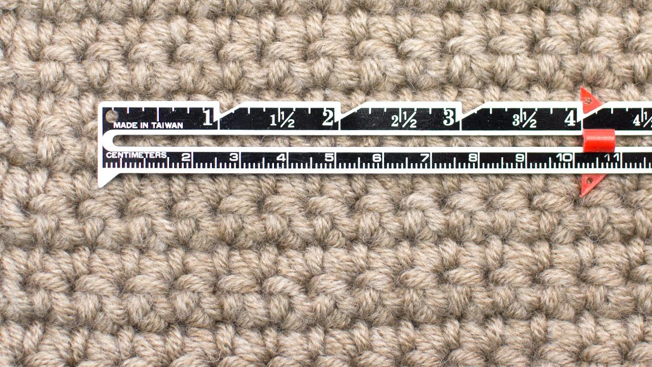 Measuring Crochet Gauge – New Stitch A Day