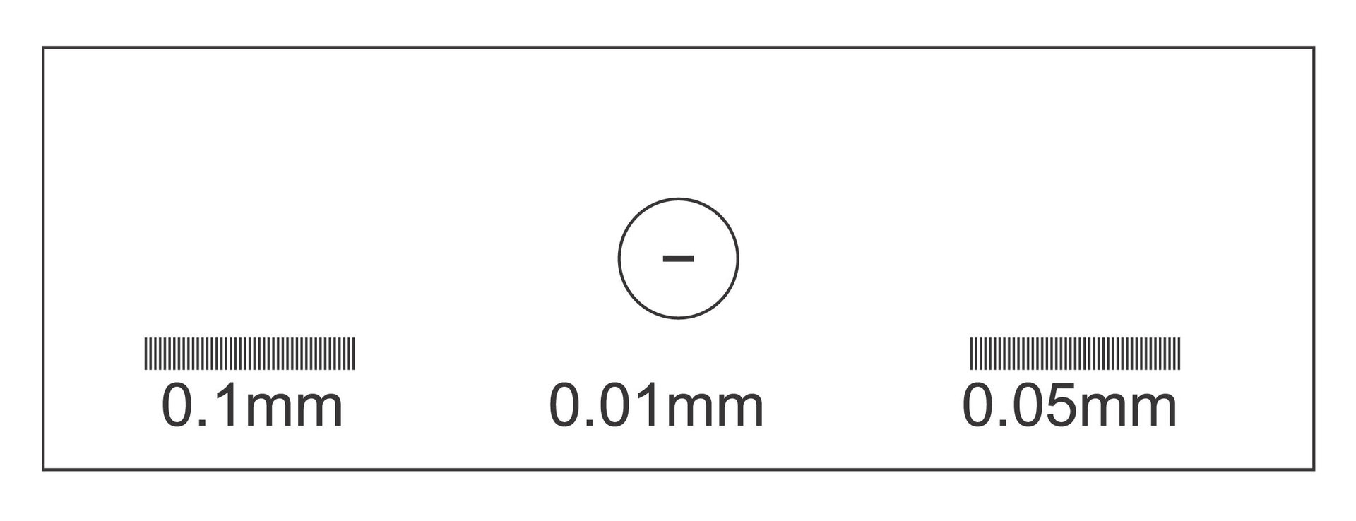 Multiscale Micrometer Glass Slide For Microscope Calibration 1Mm/100  10Mm/100 10Mm/200 Divisions