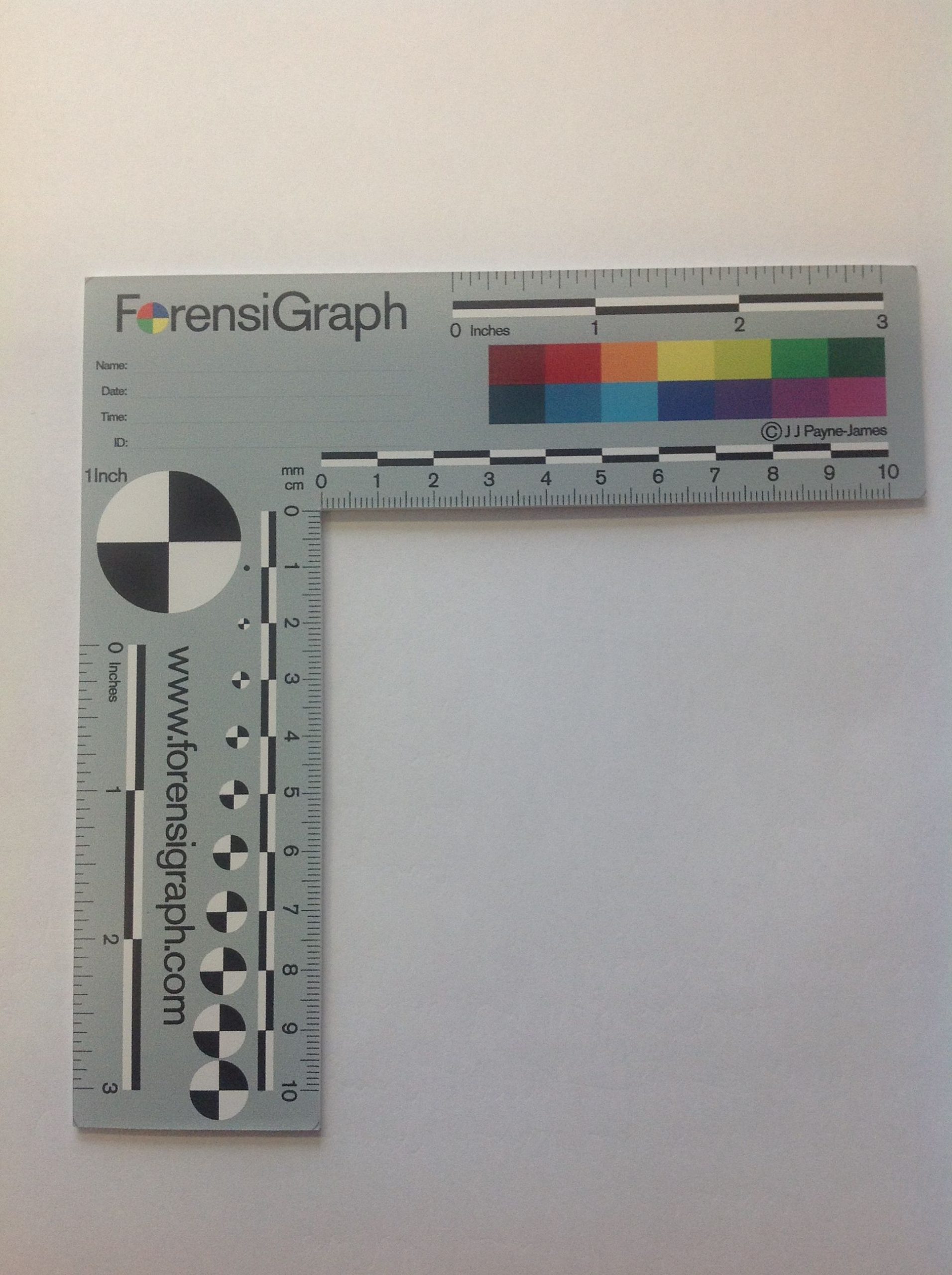 New Colour Forensic Scale | Criminology, Forensics - Printable Ruler ...