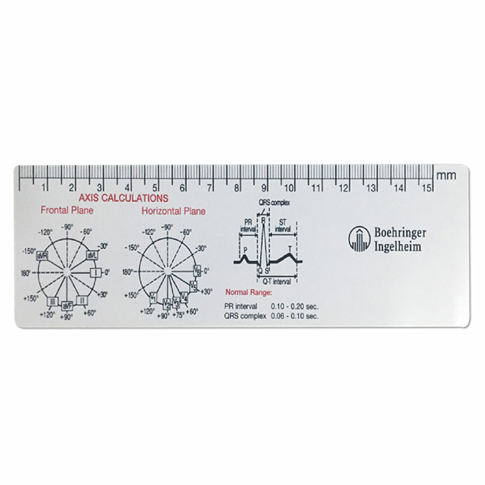 Plastic Ekg Ecg Printable Scale Ruler - Buy Ecg Ruler,ecg Printable Scale  Ruler,ekg Printable Scale Ruler Product On Alibaba