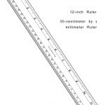 Printable 12 Inch Ruler For Actual Size Measurements (2020
